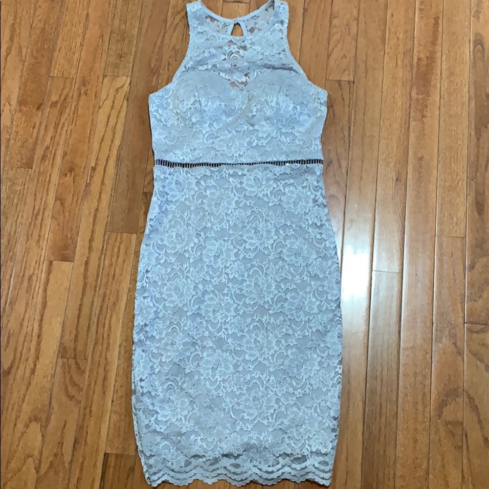 ✨✨Sequin Hearts silver/gray dress✨✨